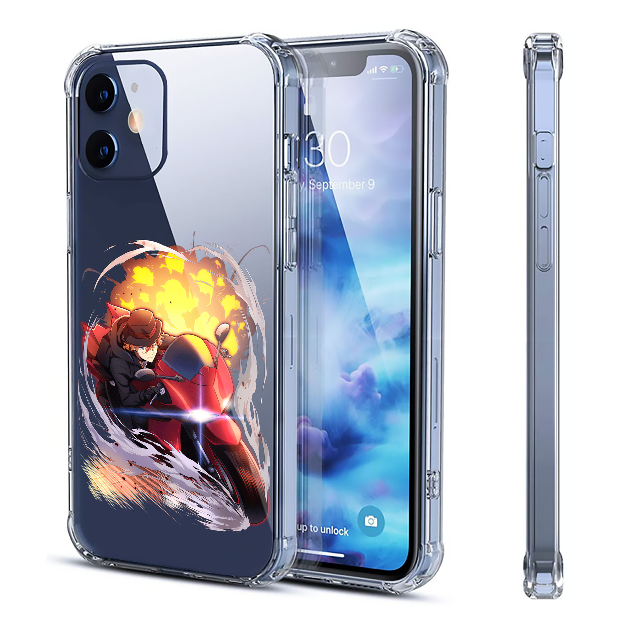 （画像用） 文豪ストレイドッグス Bungo Stray Dogs 【iPhone 12シリーズ対応】透明スマホケース（クリアソフトケース）